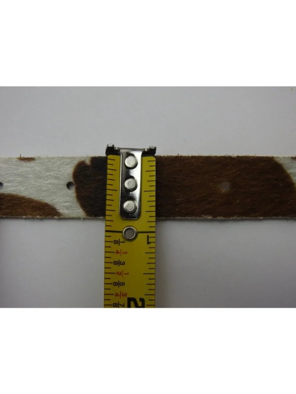 Haute Hippie Cowhide Hair On Belt Heart Chain Western One Size NWT